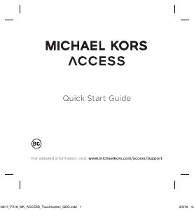 michael kors grayson watch manual|SMART WATCH USER GUIDE .